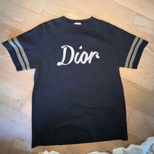 Dior Black & Silver Mens 47 T Shirt